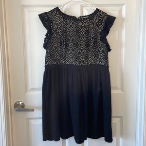 Xhilaration Black Lace Dress